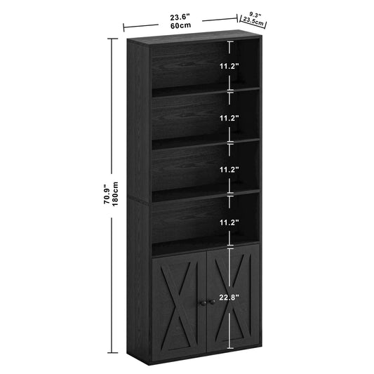 Manito Bookcase with Door